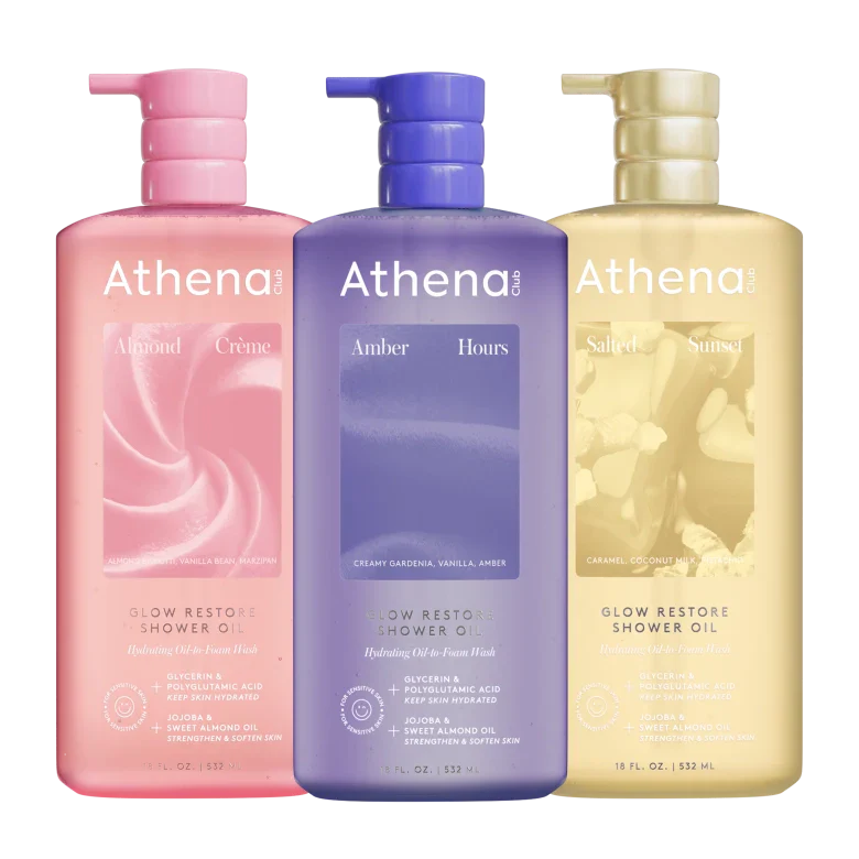 Glow Restore Shower Oil Trio - Travel Edit